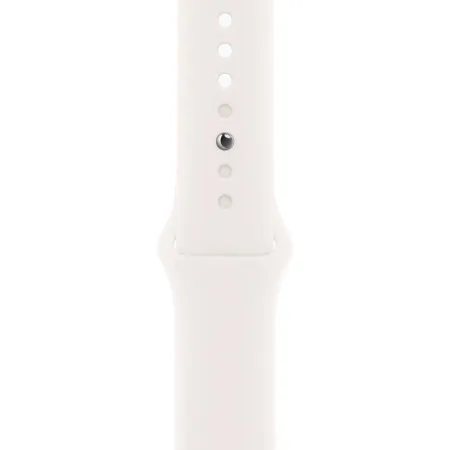 Apple Watch Series 11 42mm Aluminum Rose Gold Case Light Blush Sport Band S/M